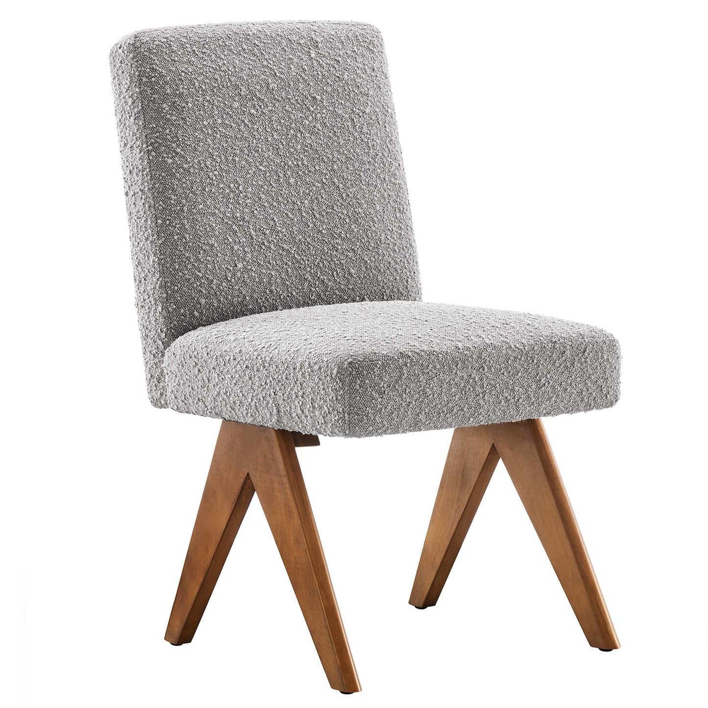 Lyra Boucle Fabric Dining Room Side Chair Set of 2