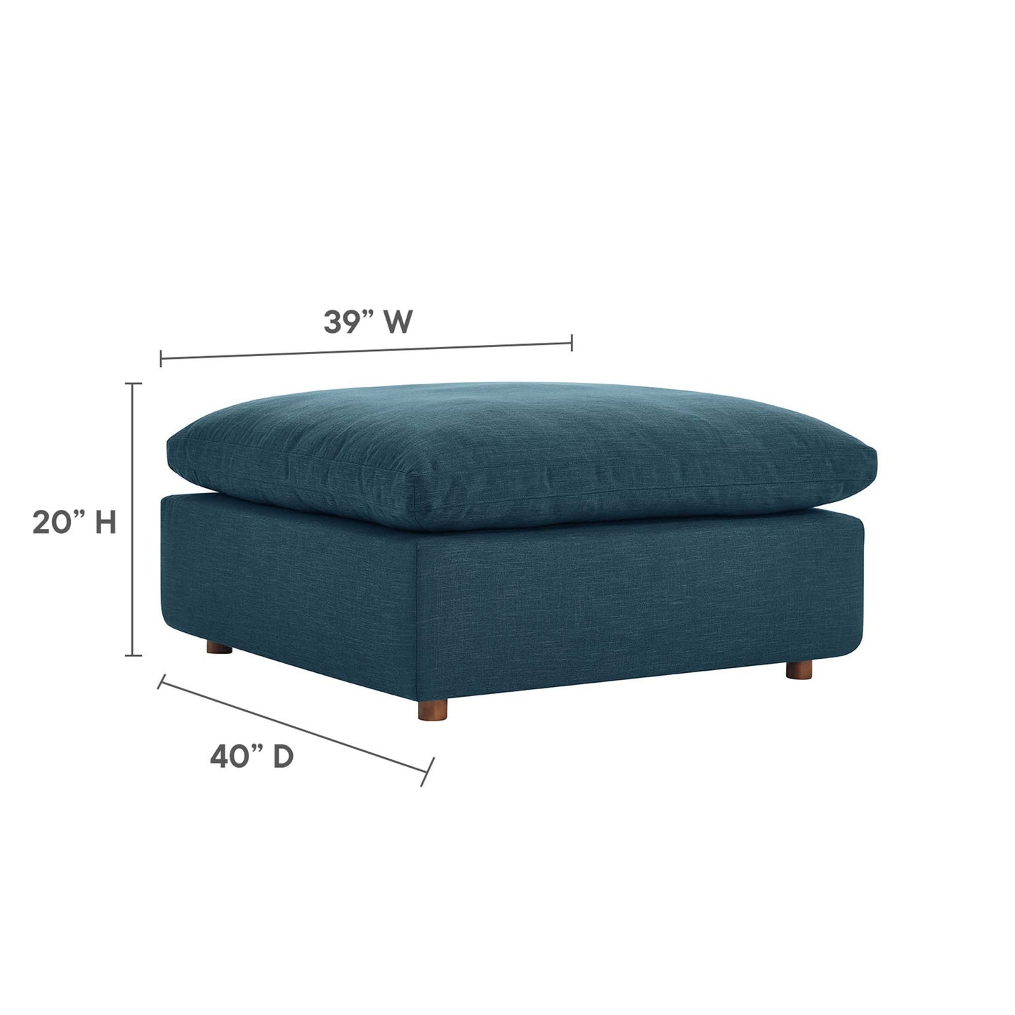 Commix Down Filled Overstuffed Sectional Sofa