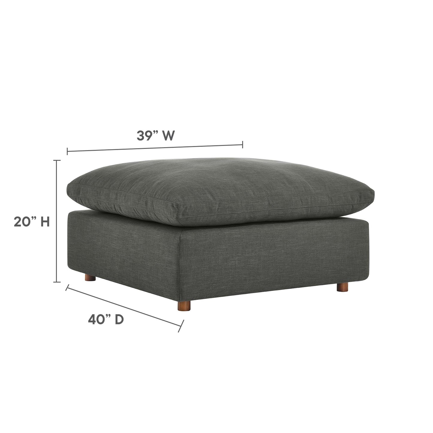 Commix Down Filled Overstuffed Sectional Sofa