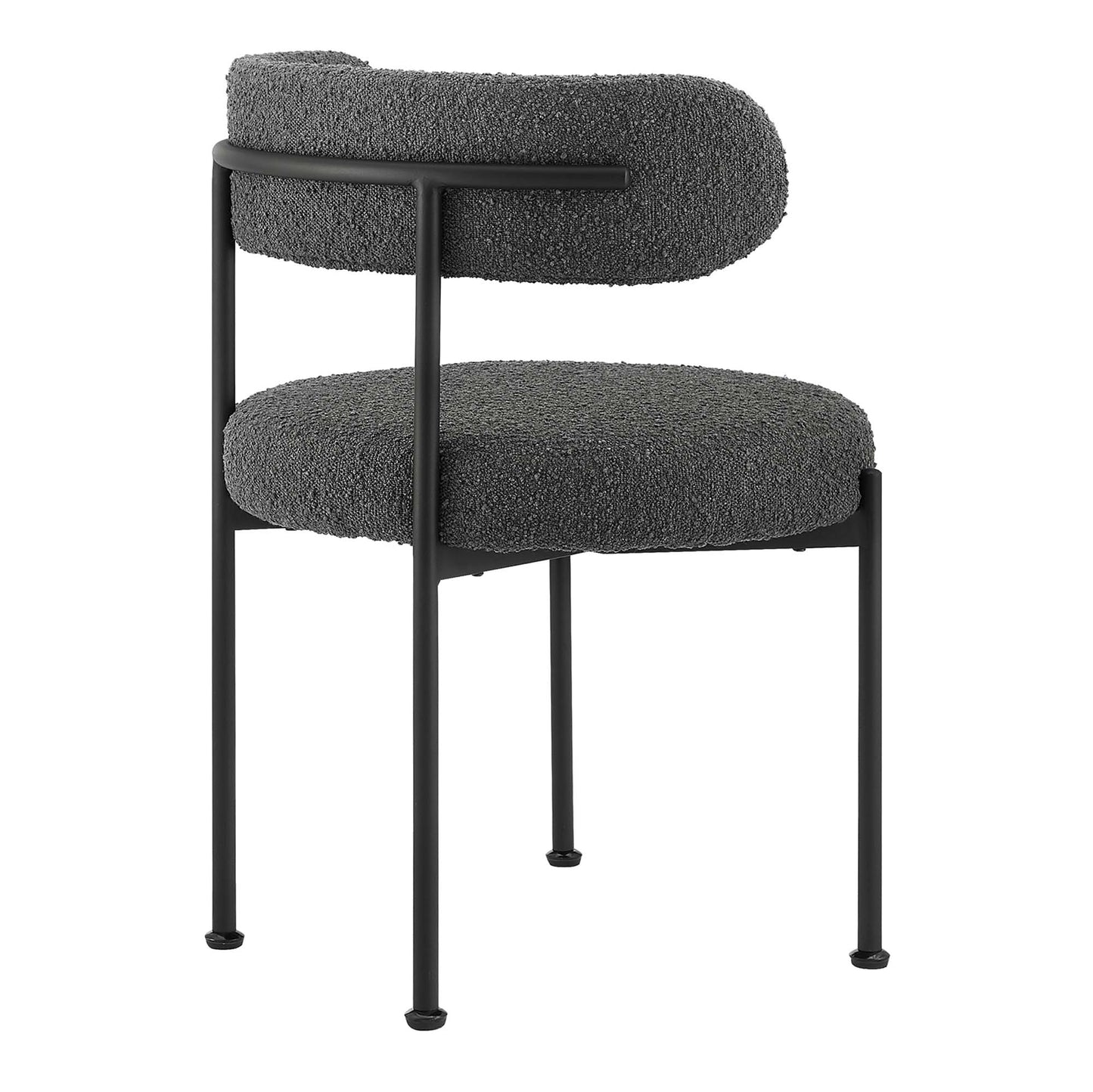 Albie Boucle Fabric Dining Chairs Set of 2