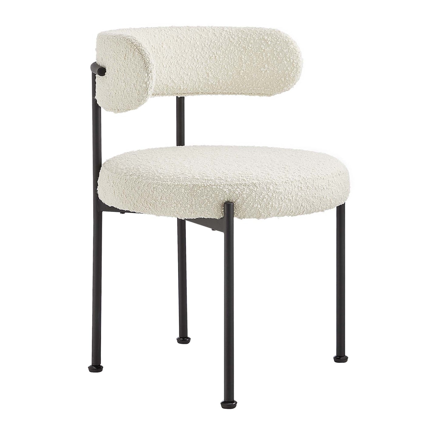 Albie Boucle Fabric Dining Chairs Set of 2