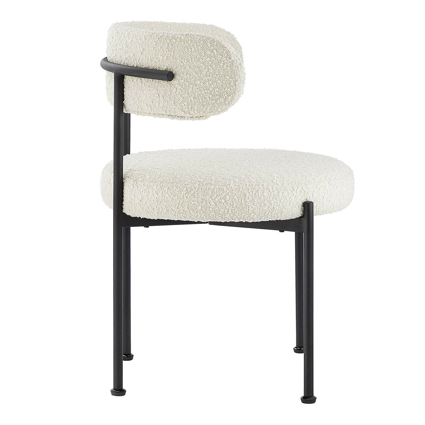 Albie Boucle Fabric Dining Chairs Set of 2