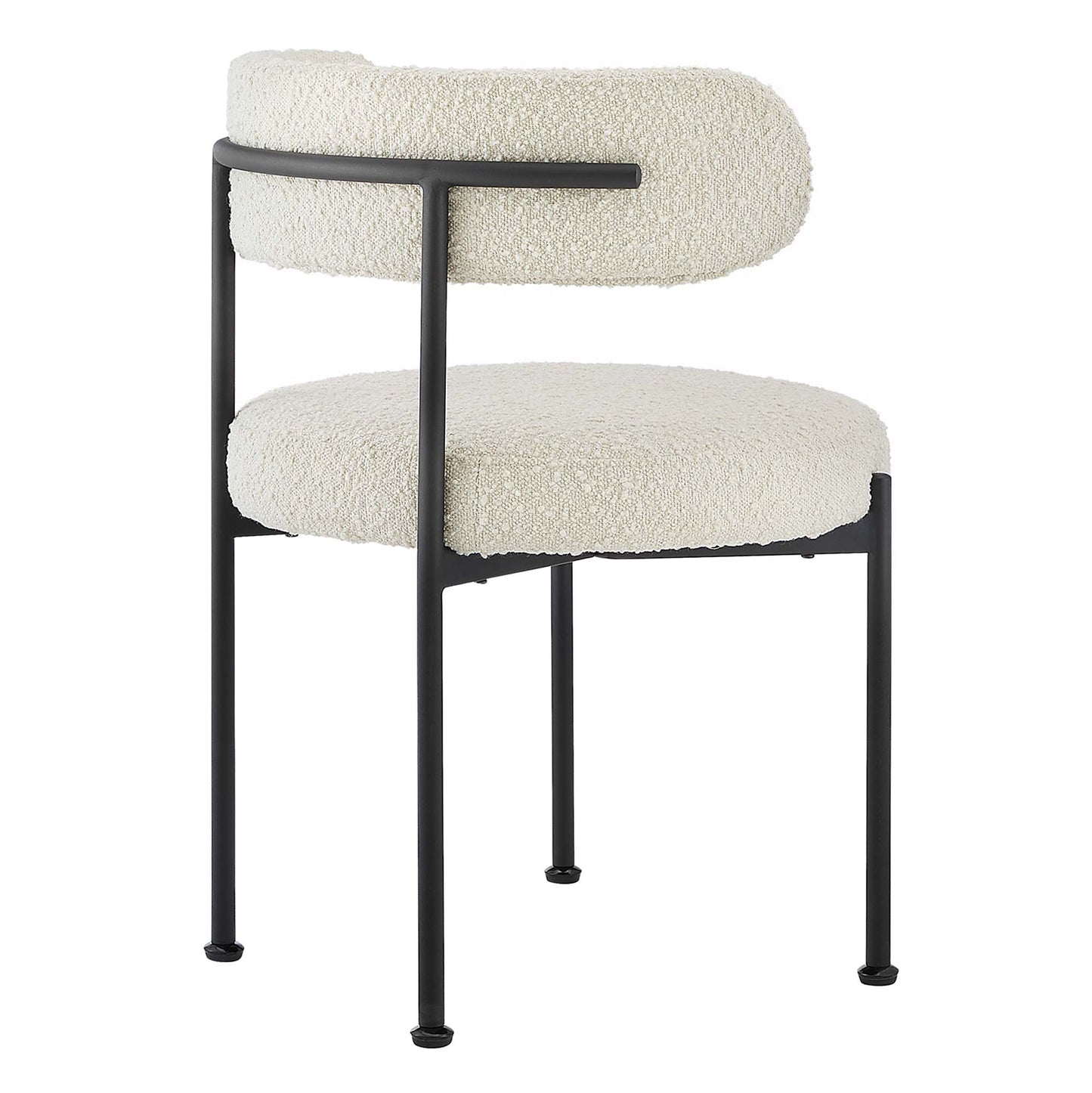 Albie Boucle Fabric Dining Chairs Set of 2