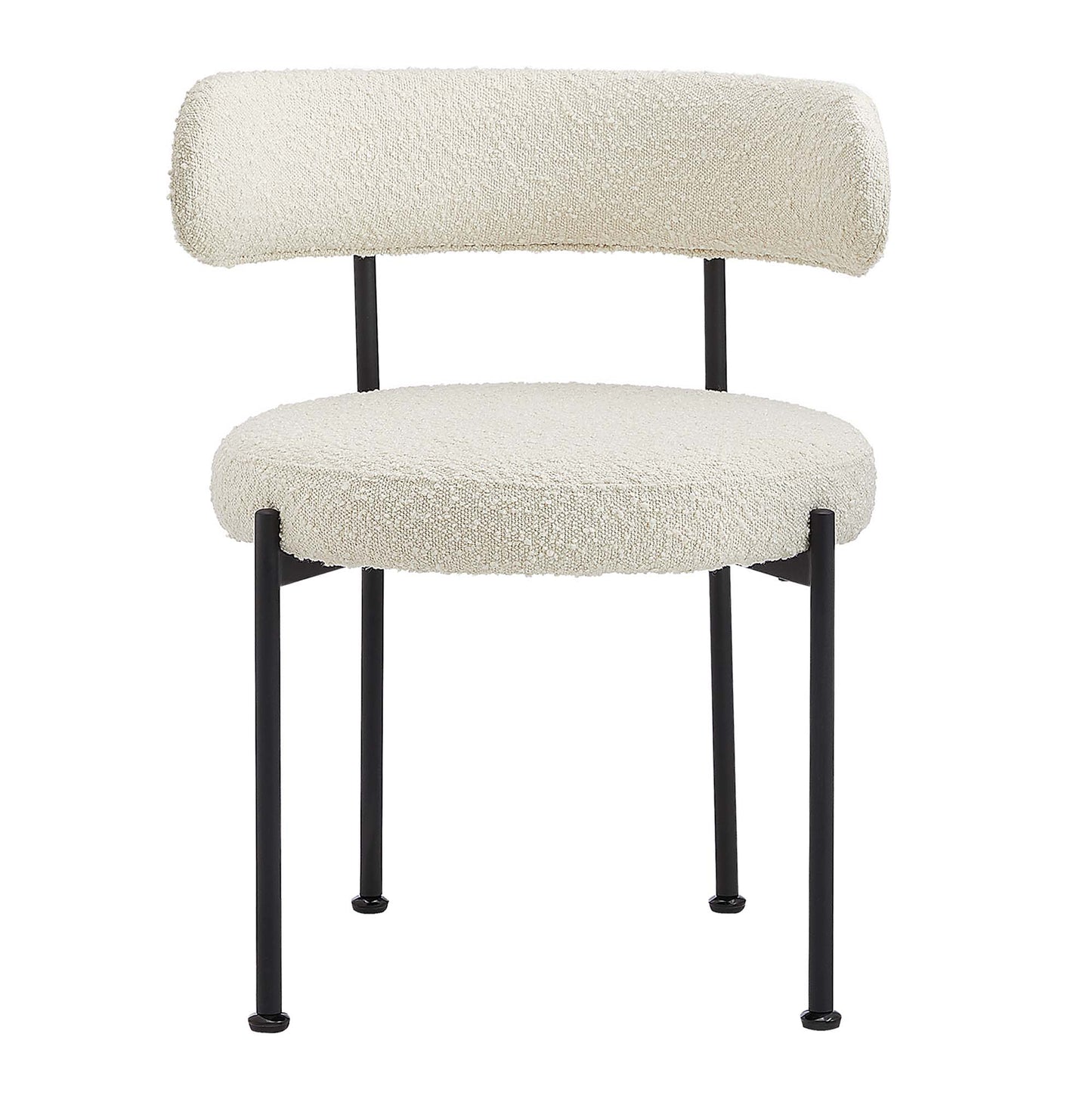 Albie Boucle Fabric Dining Chairs Set of 2