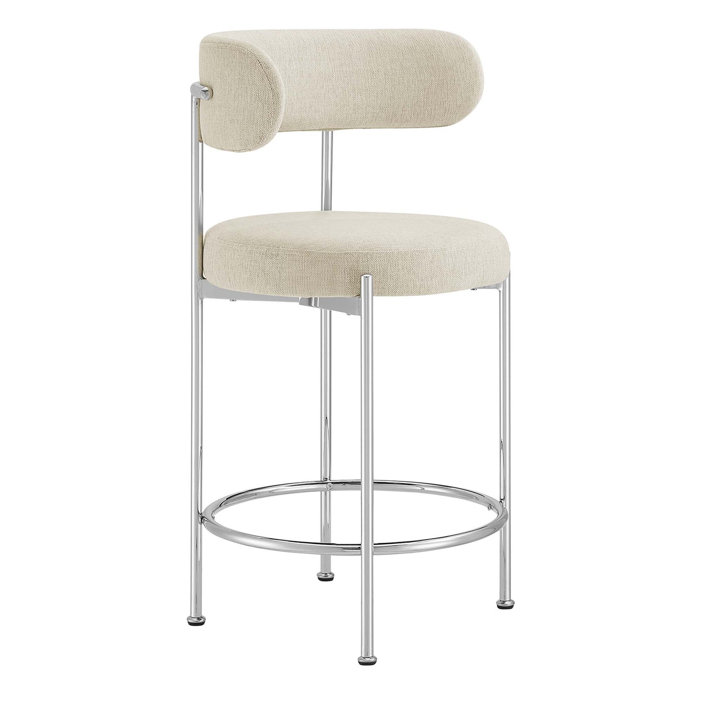 Albie Fabric Counter Stools Set of 2