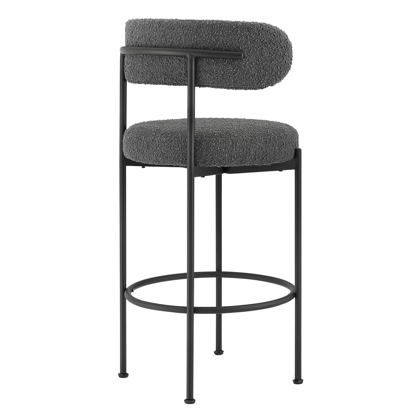 Albie Boucle Fabric Bar Stools Set of 2