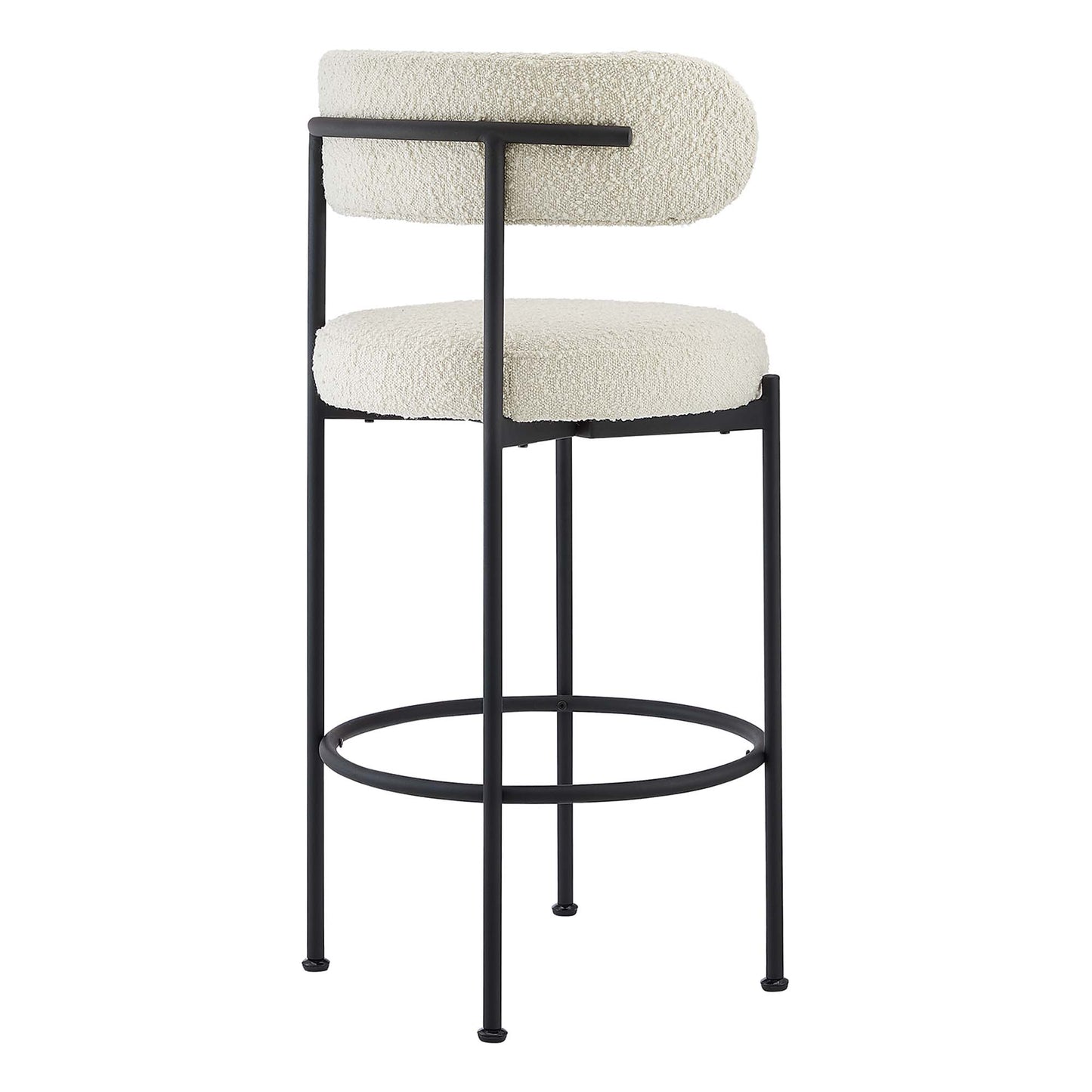 Albie Boucle Fabric Bar Stools Set of 2