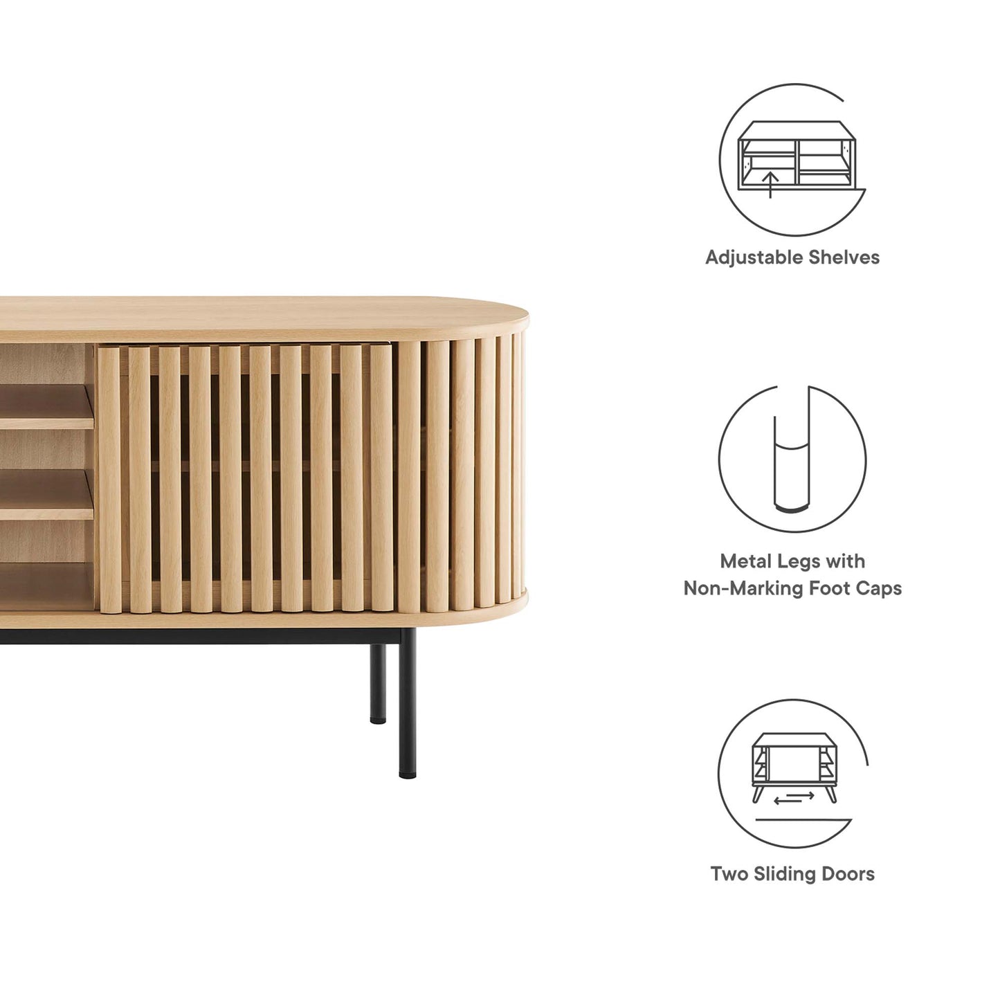 Fortitude 71" TV Stand