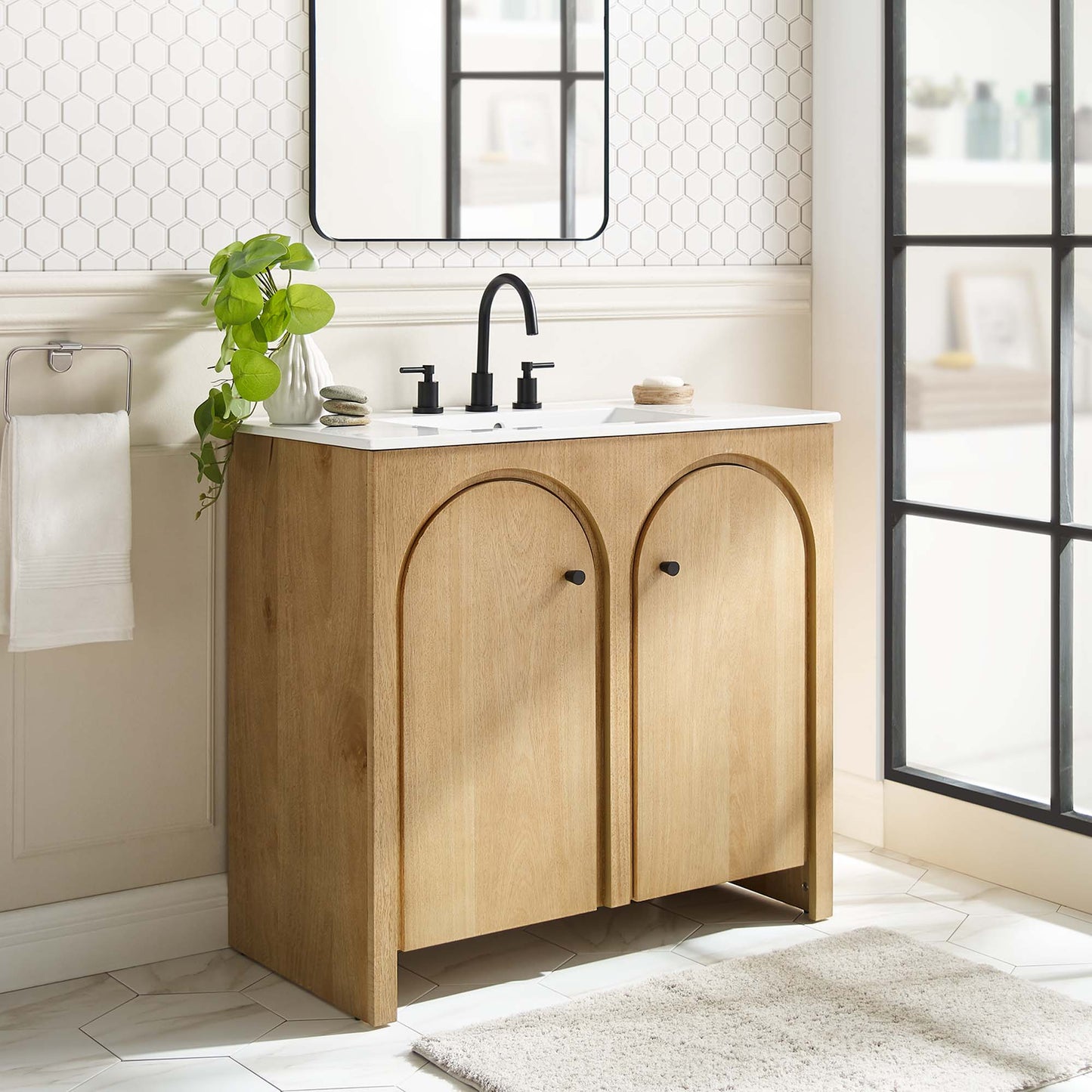 Appia 36" Bathroom Vanity Cabinet (Sink Basin Not Included)