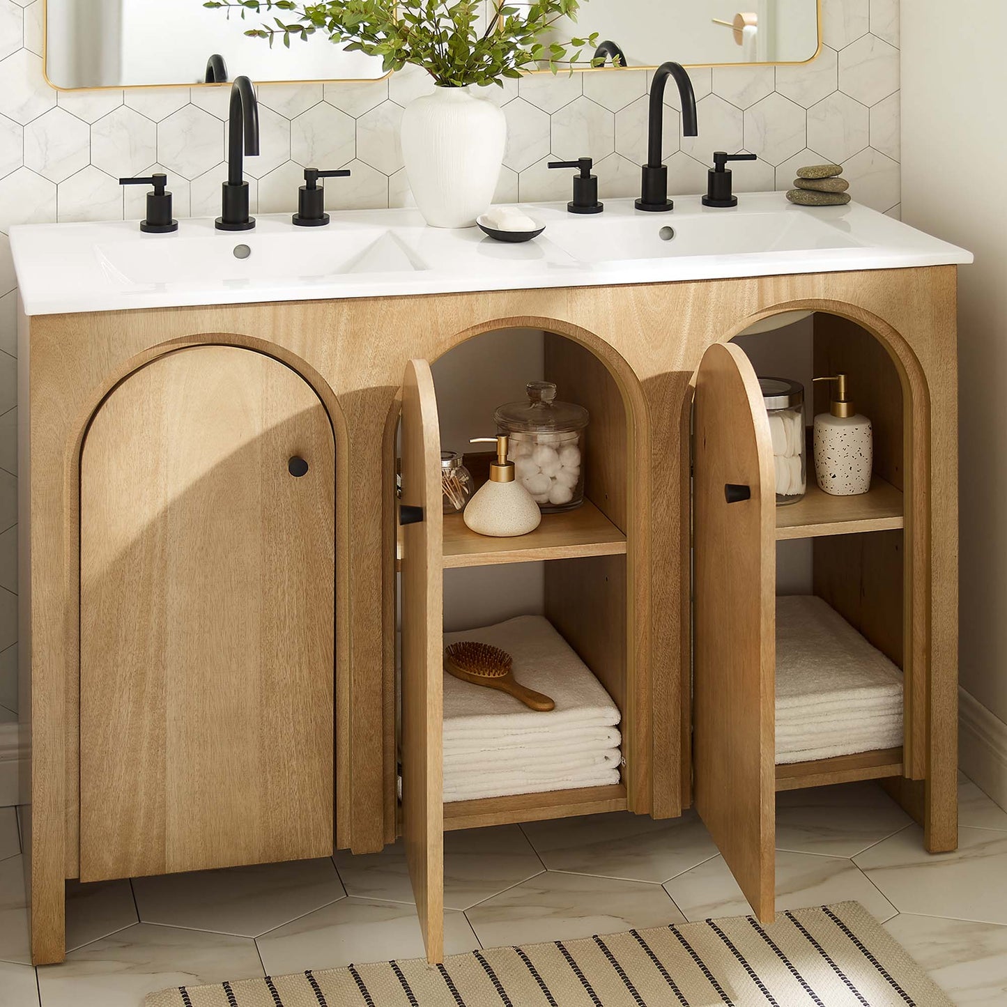 Appia 48" Bathroom Vanity Cabinet (Sink Basin Not Included)