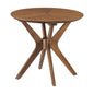 Crossroads 24” Round Wood Side Table