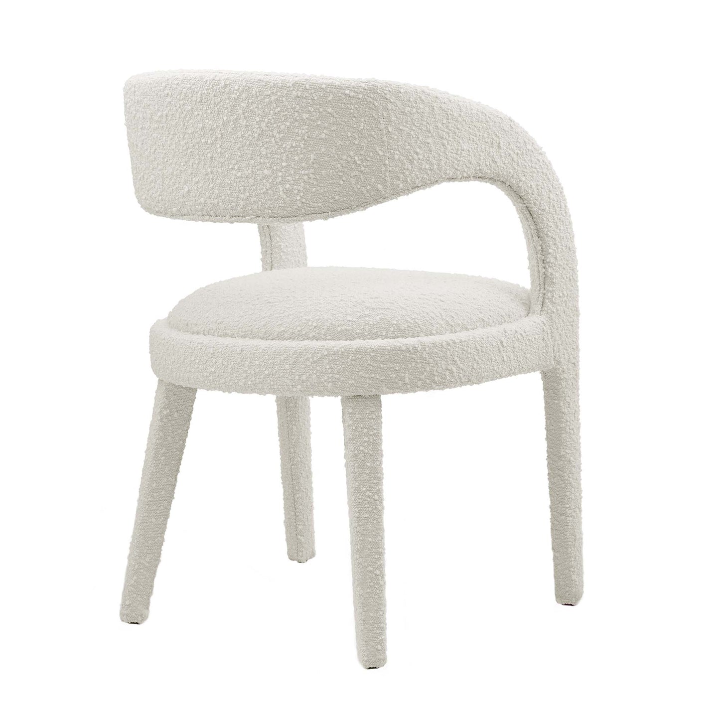 Juego de 2 sillas de comedor tapizadas Pinnacle Boucle de Modway