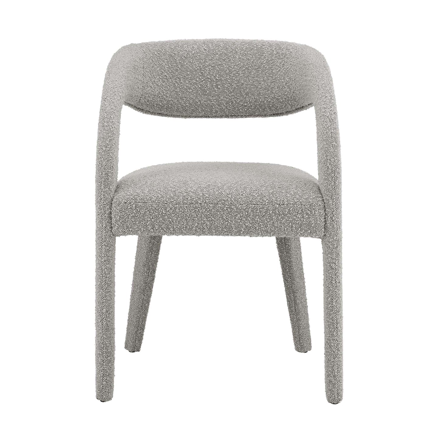 Juego de 2 sillas de comedor tapizadas Pinnacle Boucle de Modway