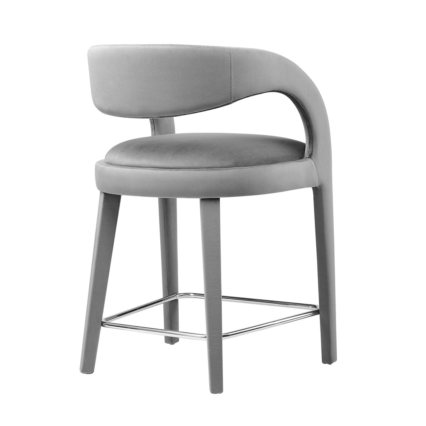 Ensemble de 2 tabourets de bar Pinnacle Performance en velours par Modway