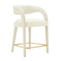 Ensemble de 2 tabourets de bar Pinnacle Performance en velours par Modway