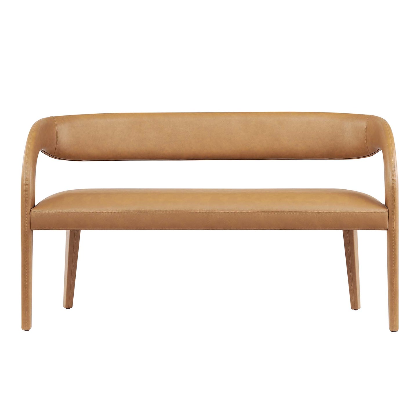 Pinnacle Vegan Leather Accent Bench