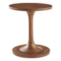 Lina Round Wood Side Table