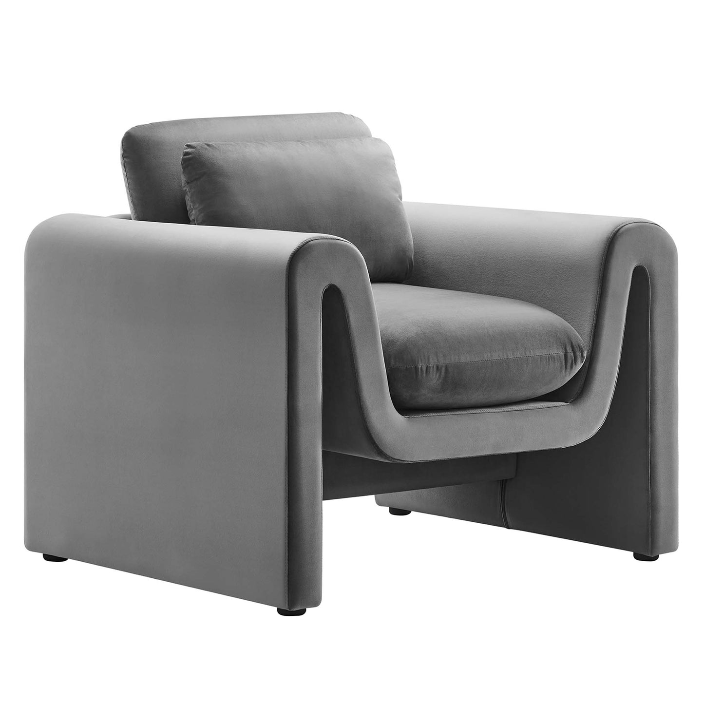 Sillón Waverly Performance de terciopelo de Modway