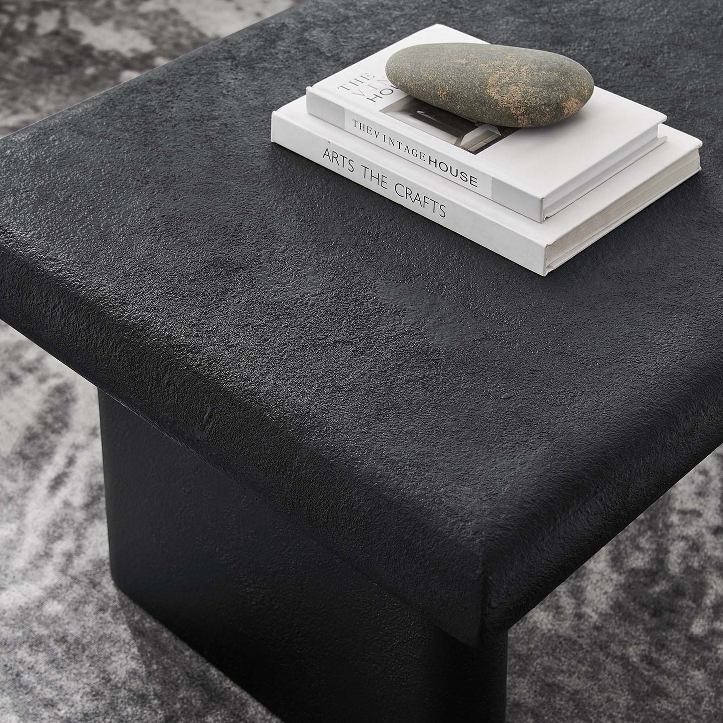 Relic Concrete Textured Coffee Table