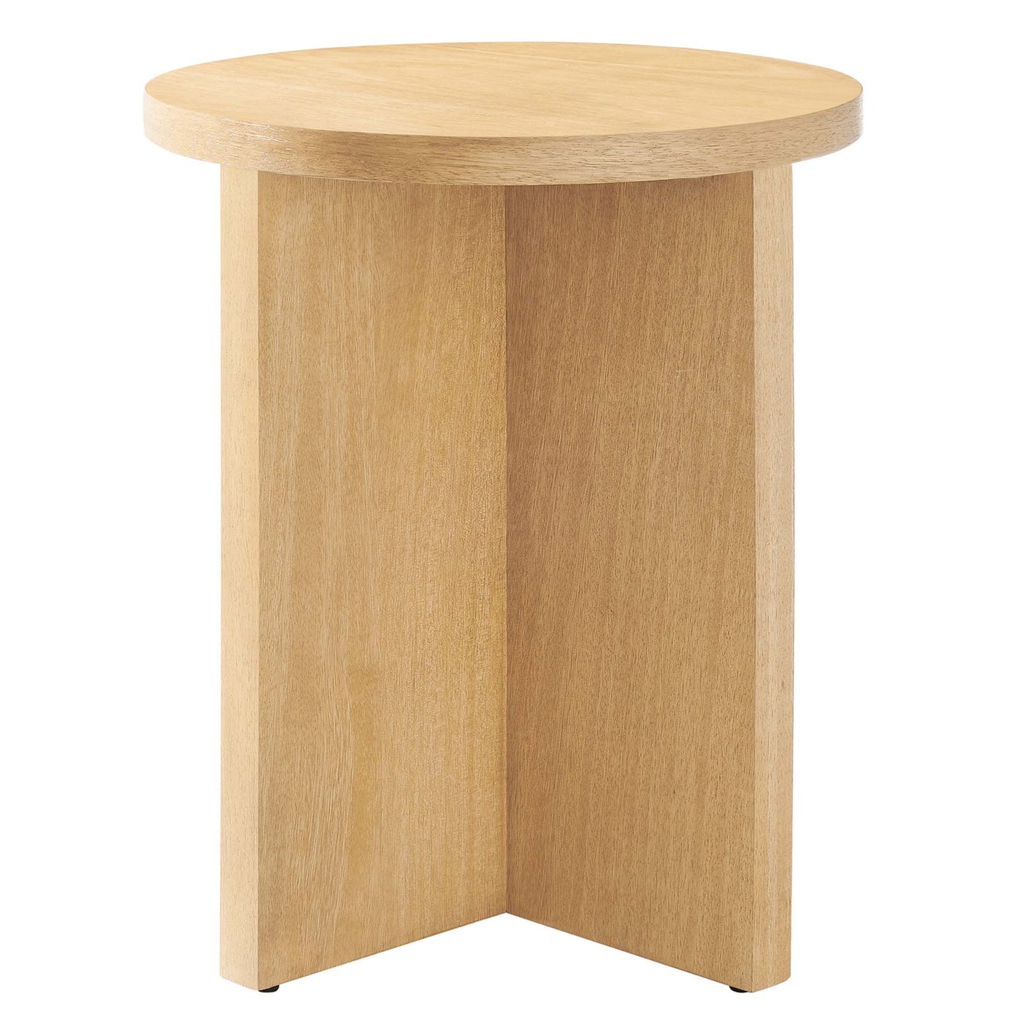 Silas Round Wood Side Table