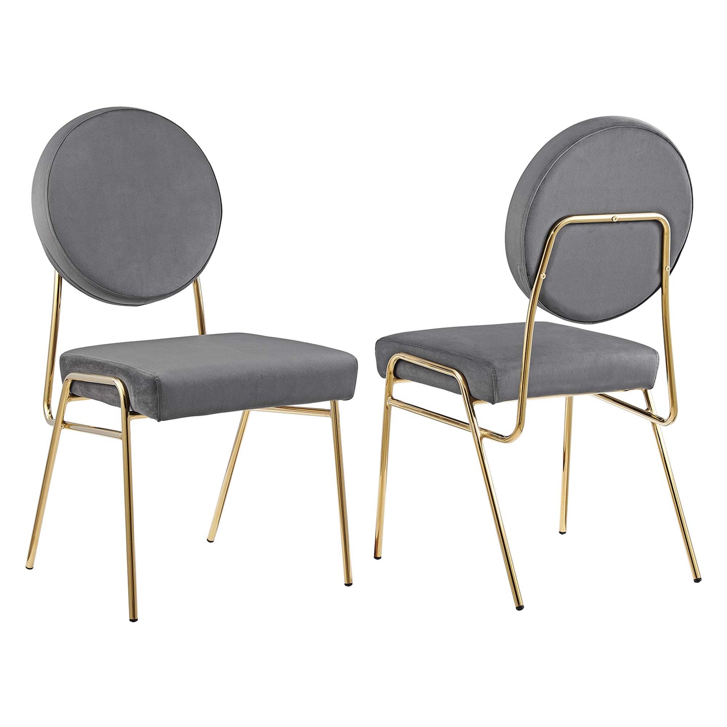 Craft Performance Velvet Dining Side Chairs Set of 2