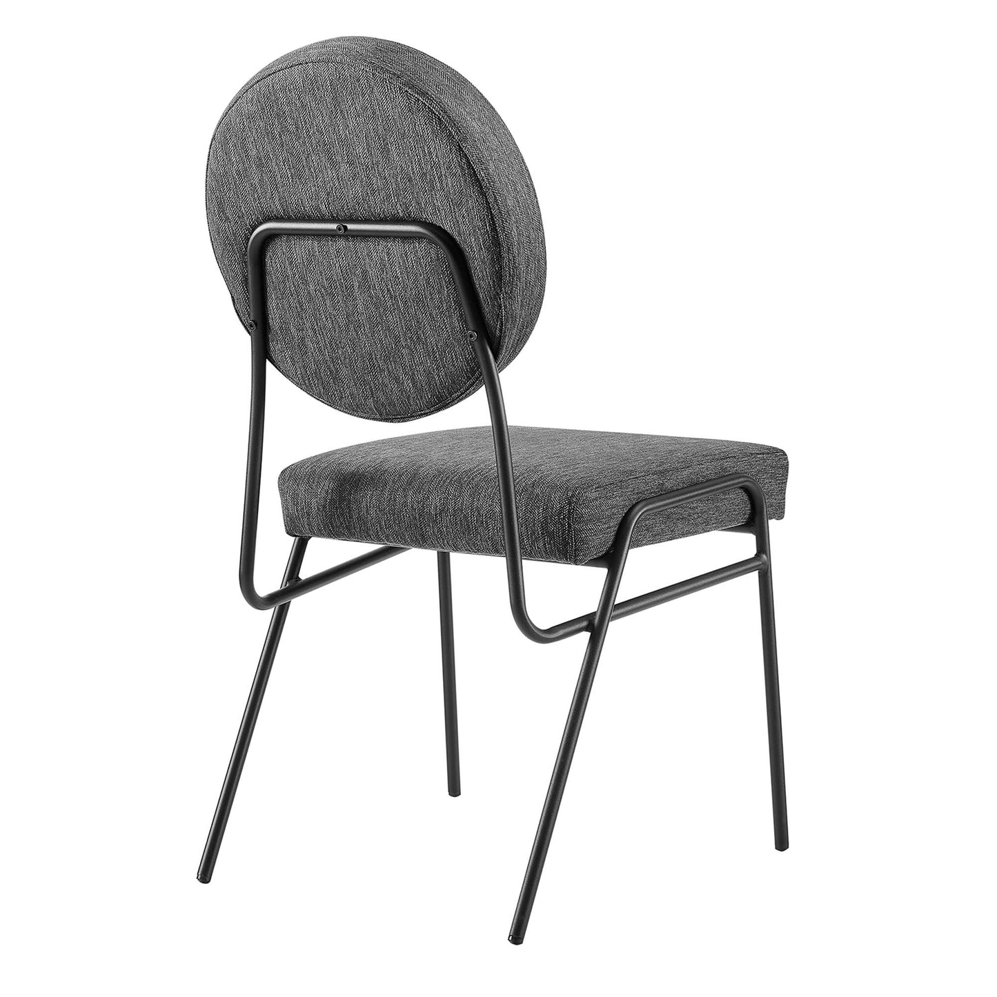 Craft Upholstered Fabric Dining Side Chairs Set of 2