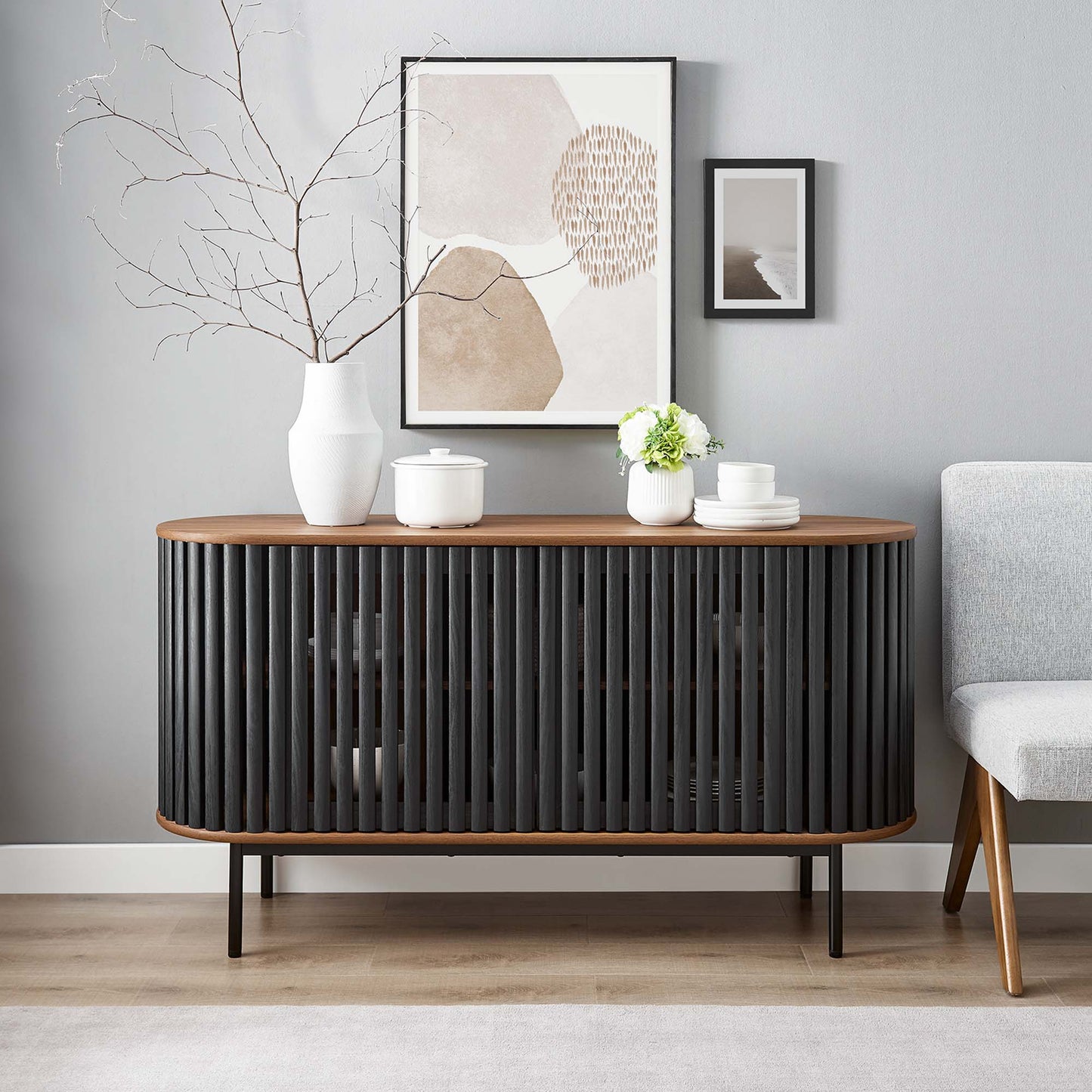 Fortitude 59” Oval Sideboard