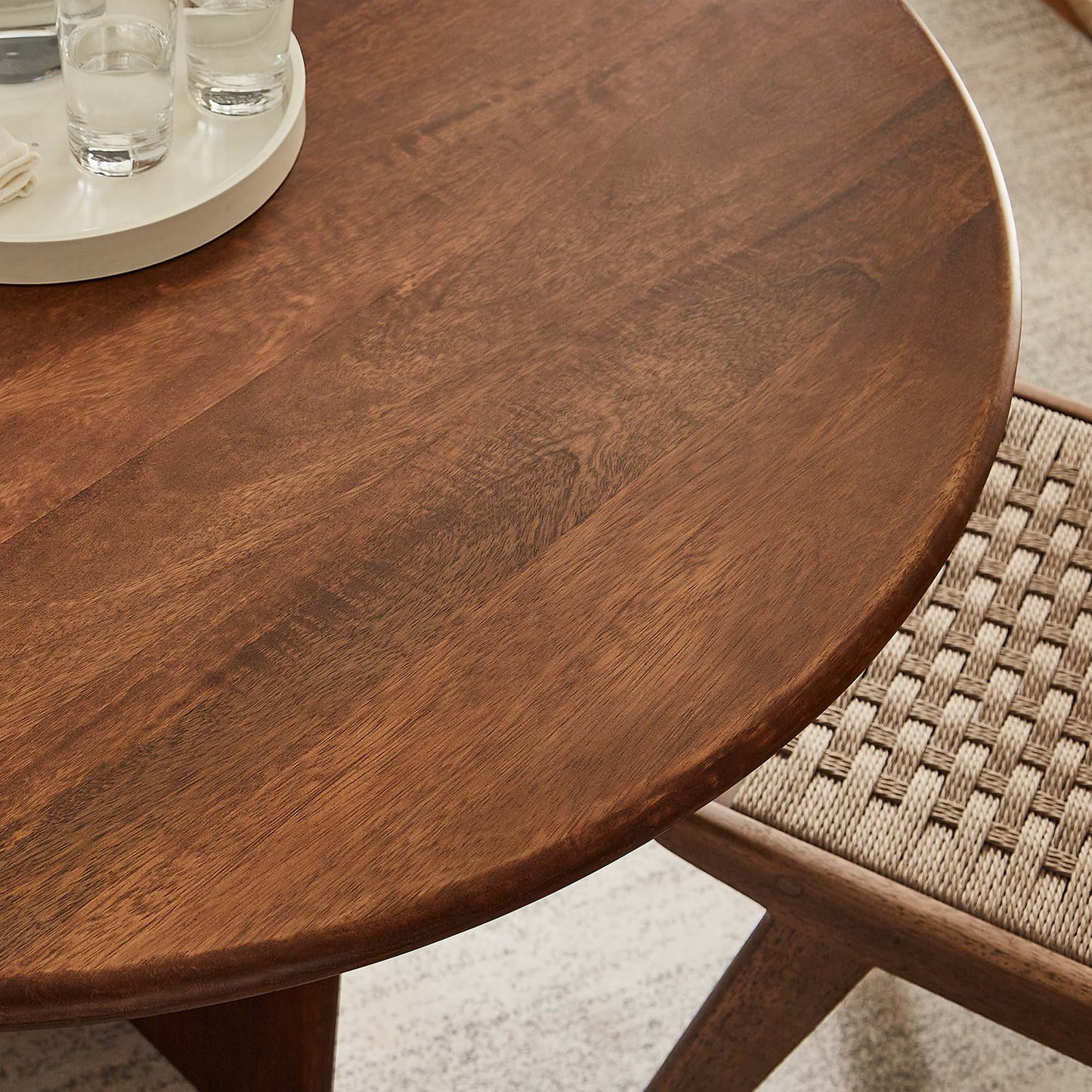 Rivian Round 48" Wood Dining Table