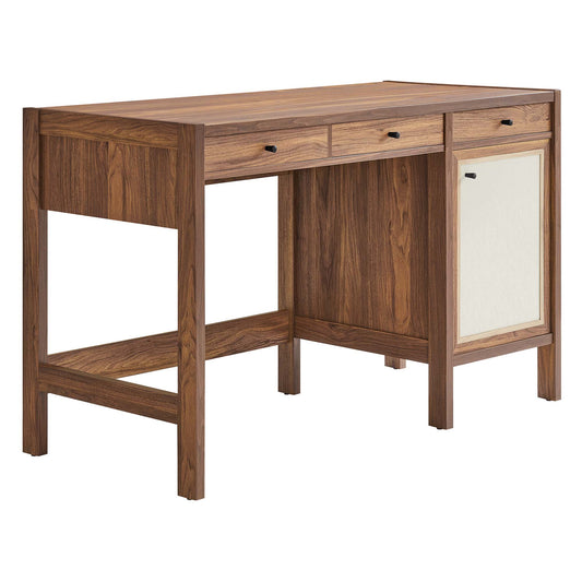 Capri 49" Wood Grain Office Desk