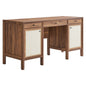 Capri 58" Wood Grain Office Desk