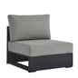 Tahoe Outdoor Patio Powder-Coated Aluminum Modular Armless Chair