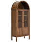 Tessa Tall Arched Storage Display Cabinet