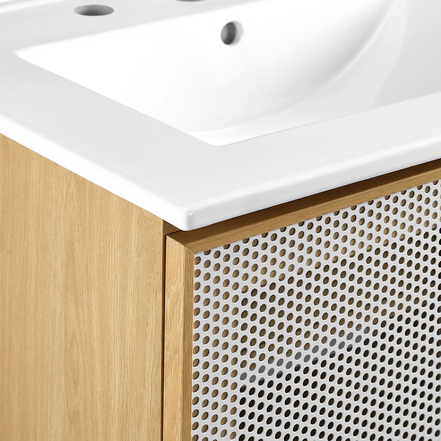 Calla 24" Perforated Metal Bathroom Vanity