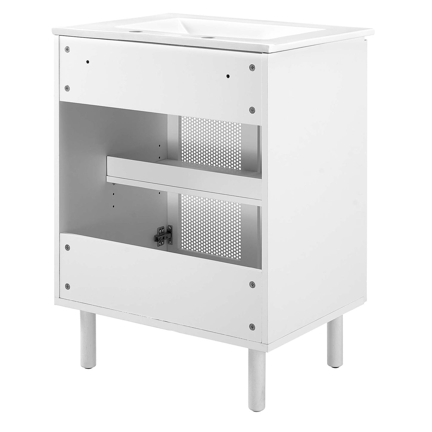 Calla 24" Perforated Metal Bathroom Vanity