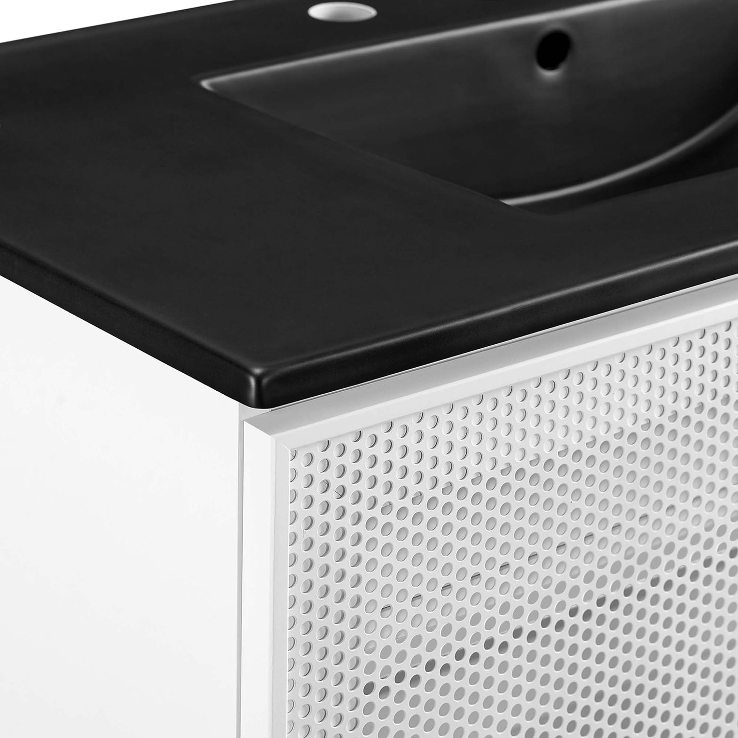 Calla 36" Perforated Metal Bathroom Vanity