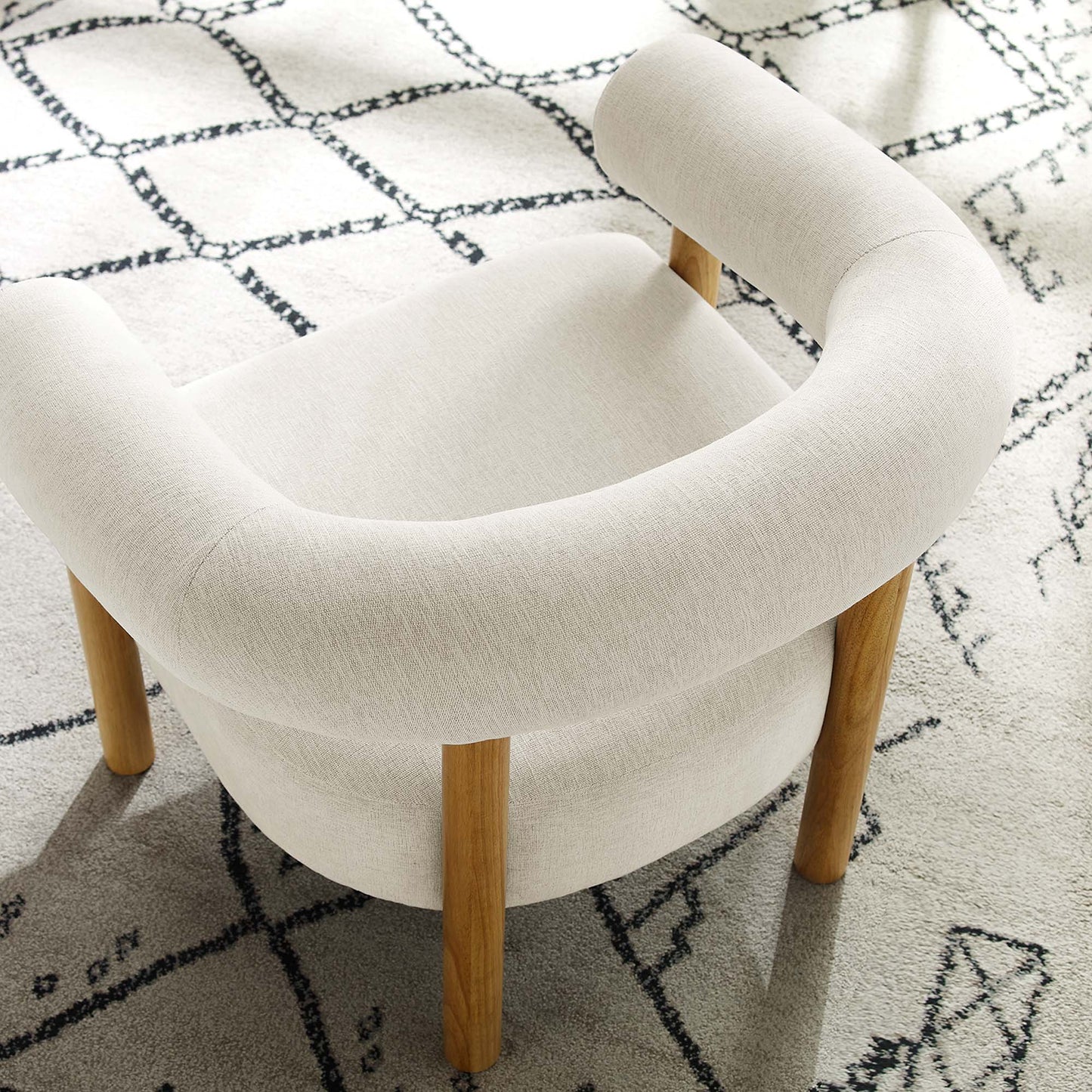 Sable Upholstered Fabric Armchair by Modway