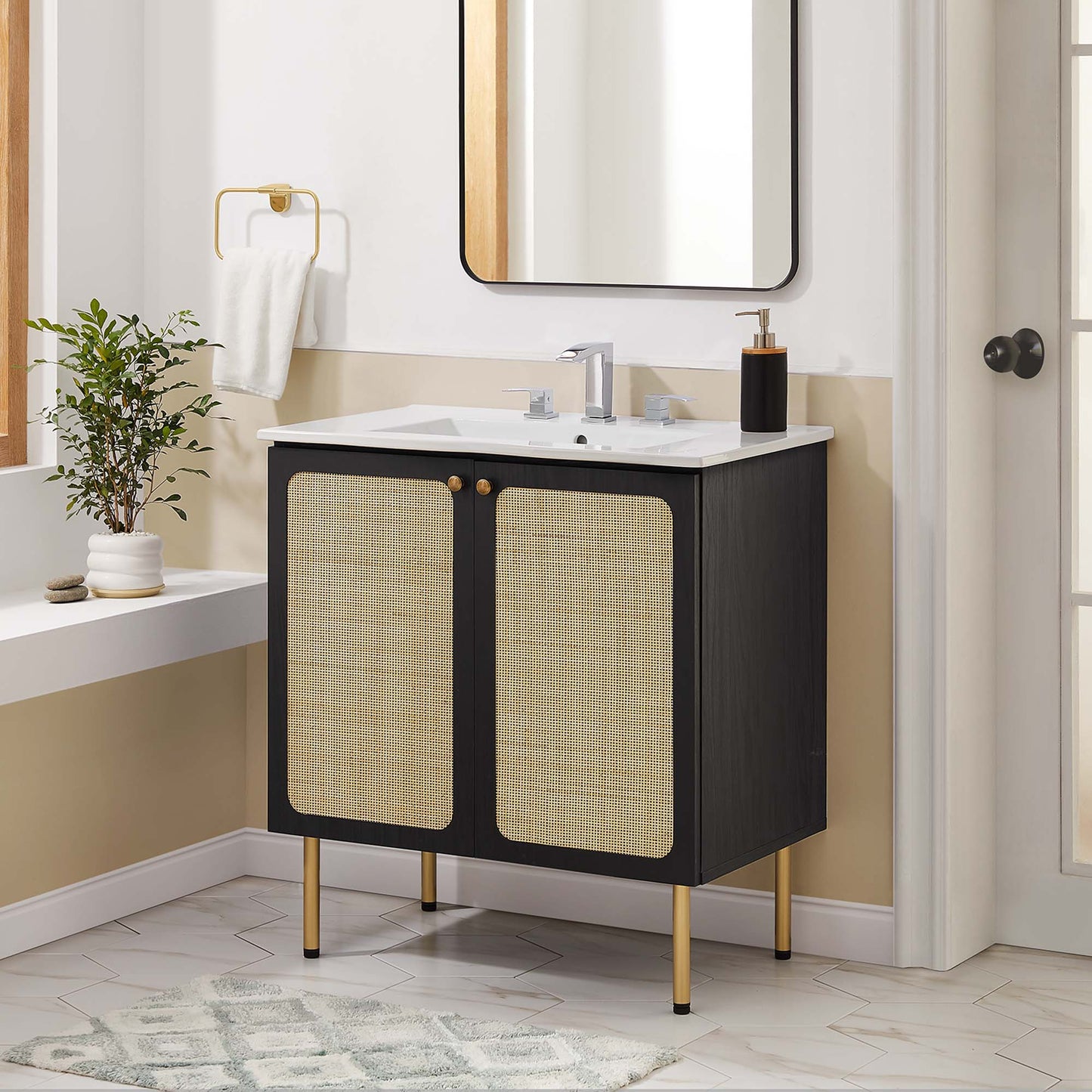 Meuble-lavabo Chaucer de 30 po par Modway