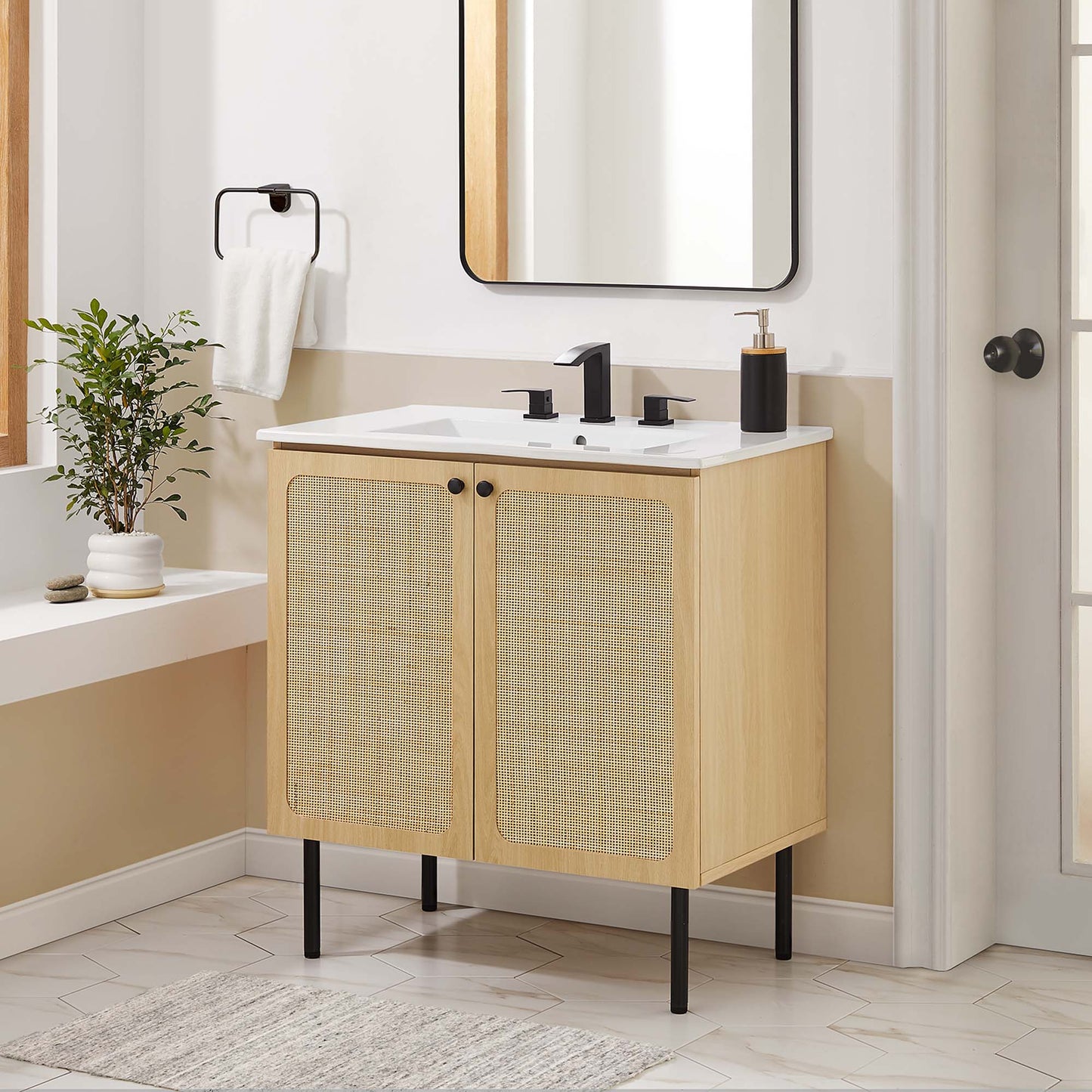 Meuble-lavabo Chaucer de 30 po par Modway