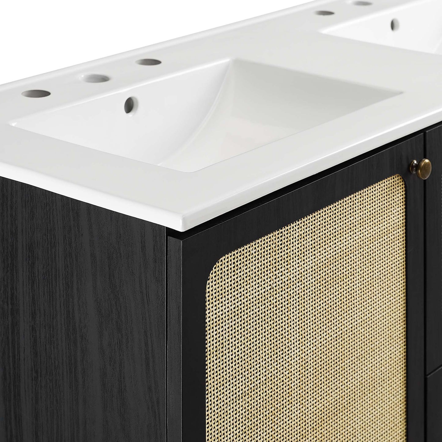 Meuble-lavabo double Chaucer de 48 po par Modway