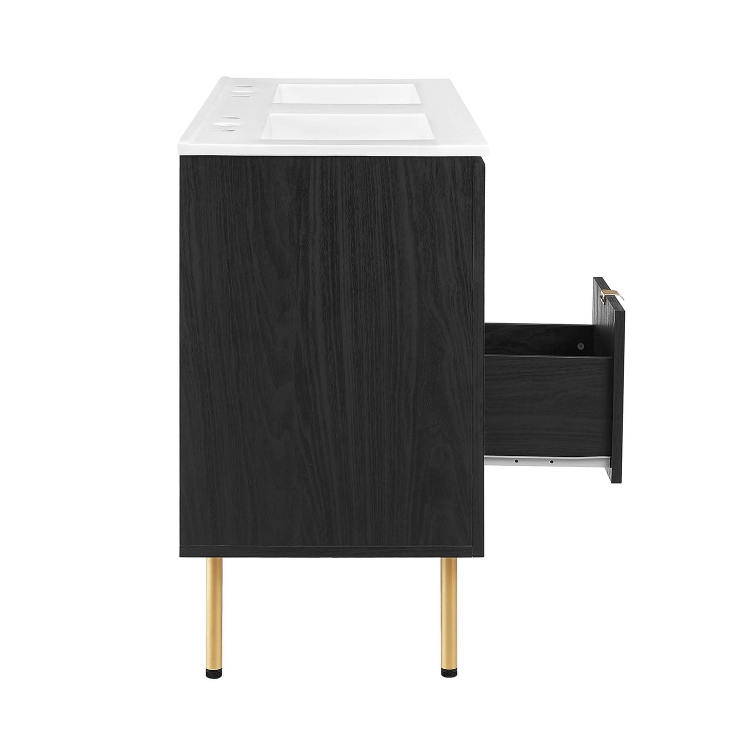 Meuble-lavabo double Chaucer de 48 po par Modway