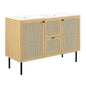 Meuble-lavabo double Chaucer de 48 po par Modway