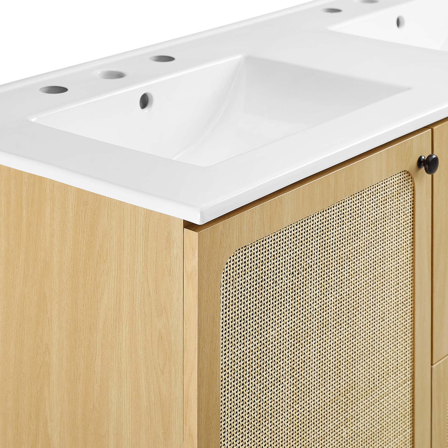 Meuble-lavabo double Chaucer de 48 po par Modway