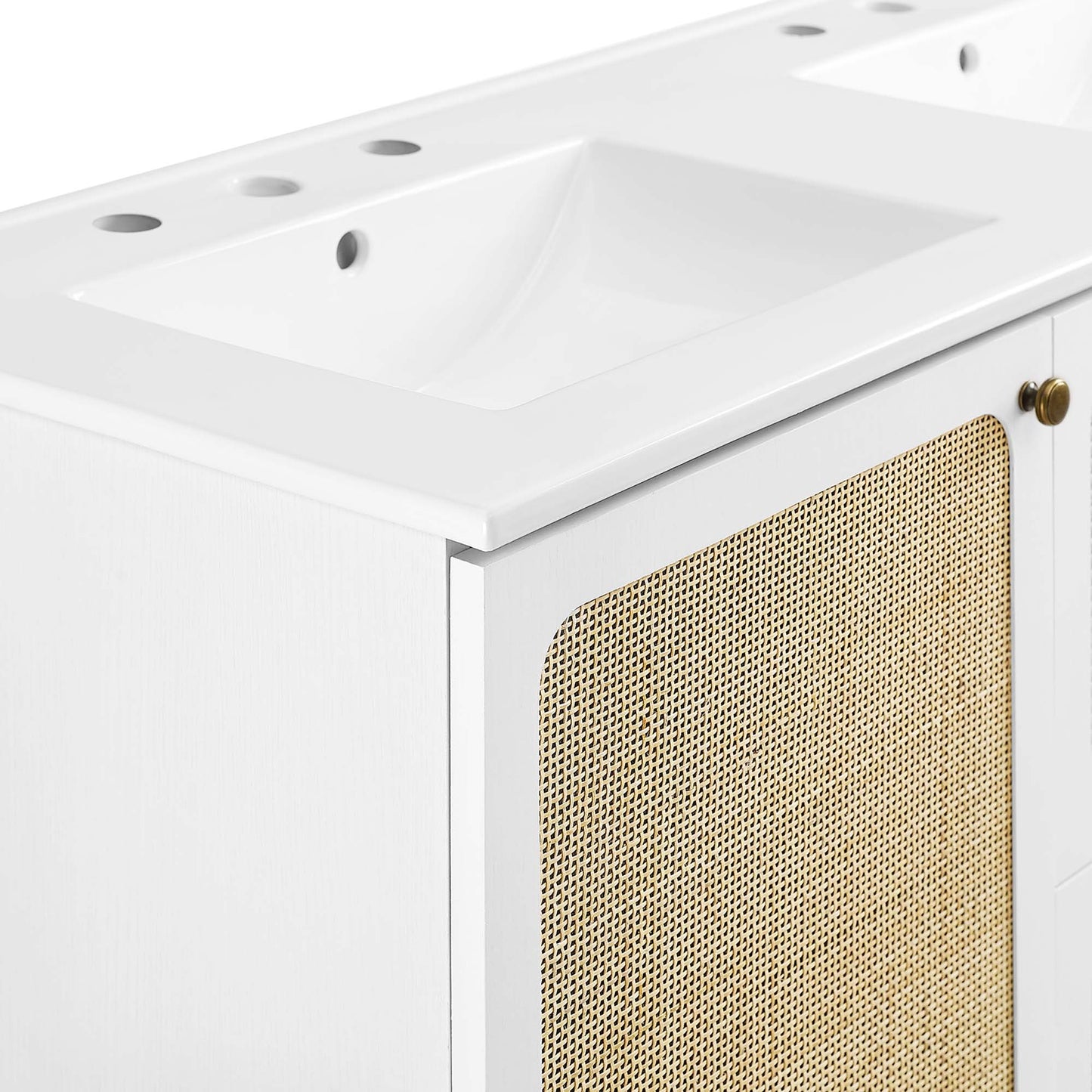 Meuble-lavabo double Chaucer de 48 po par Modway