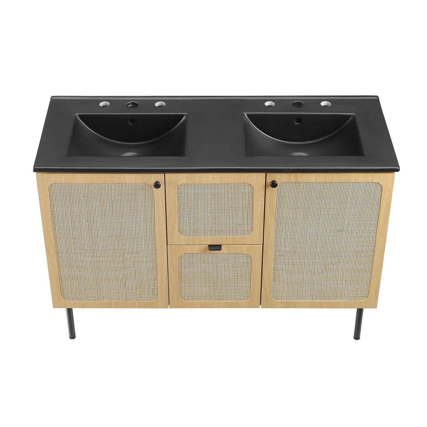 Meuble-lavabo double Chaucer de 48 po par Modway