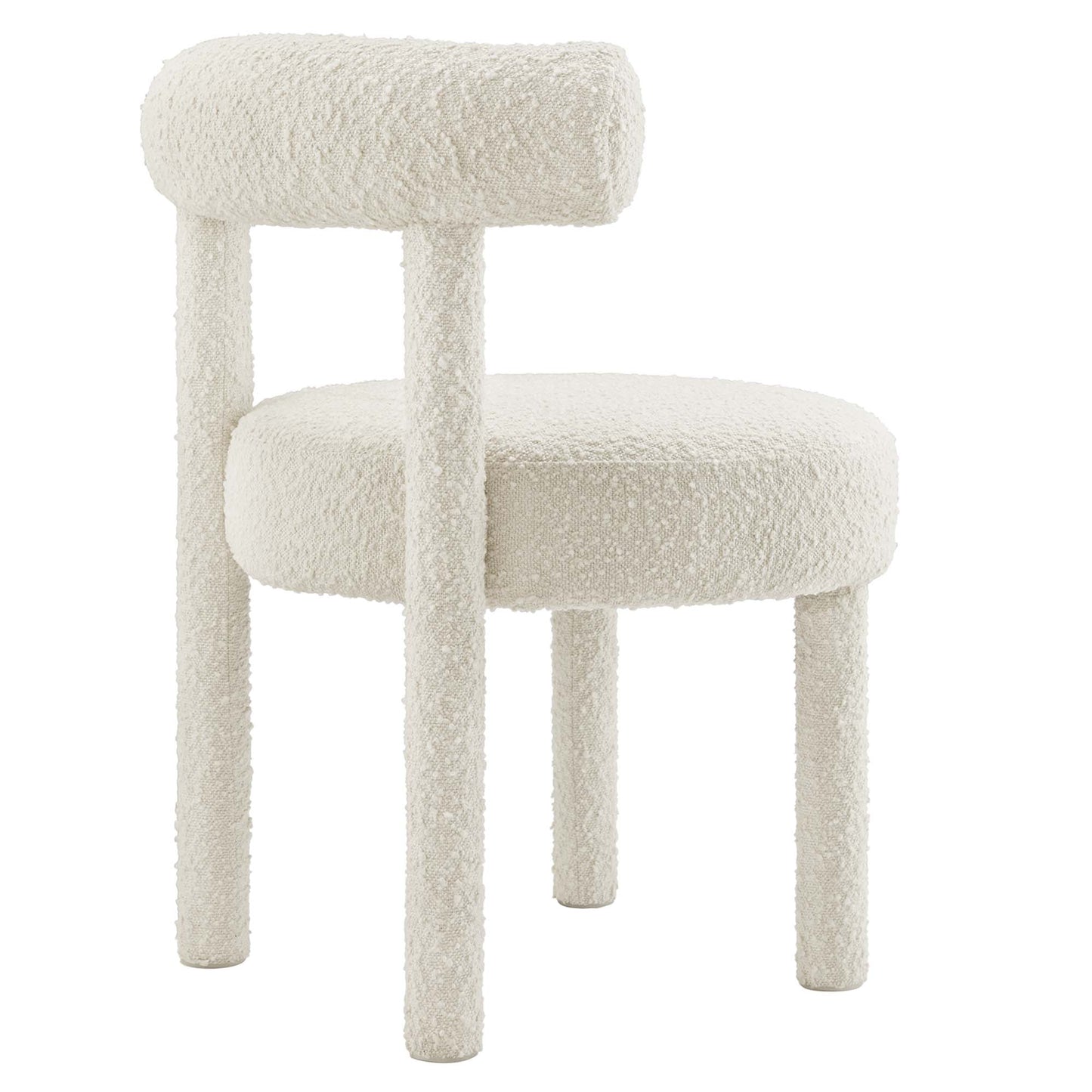 Toulouse Boucle Fabric Dining Chair Set of 2