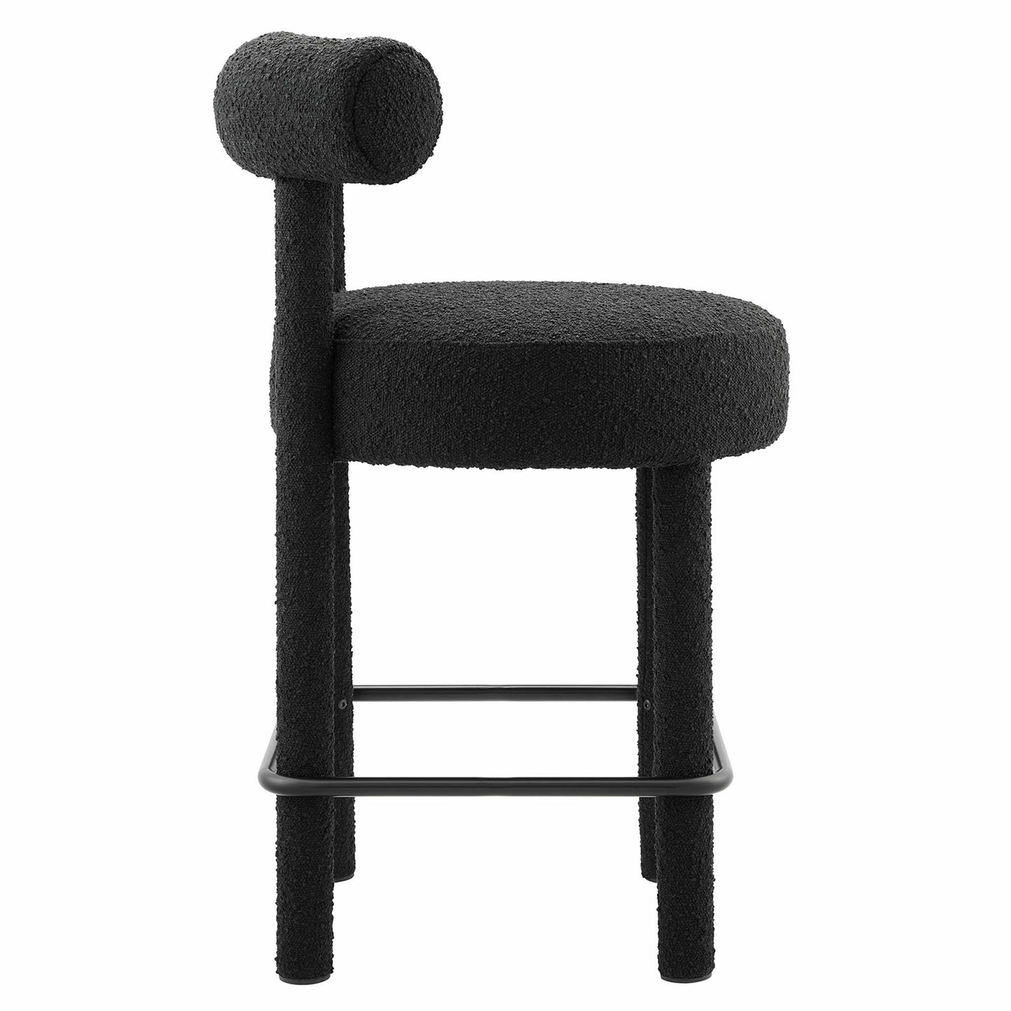 Toulouse Boucle Fabric Counter Stool Set of 2