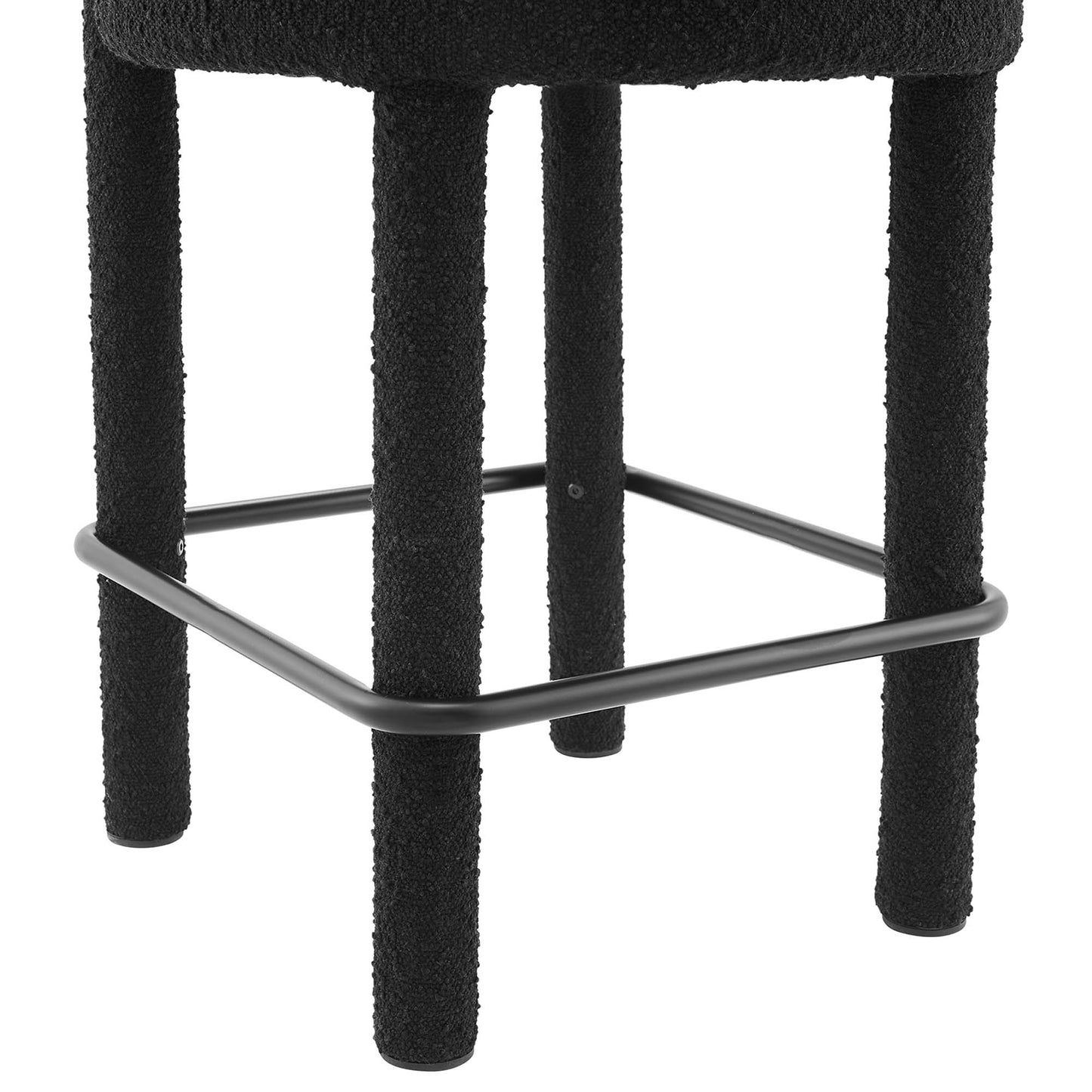 Toulouse Boucle Fabric Counter Stool Set of 2