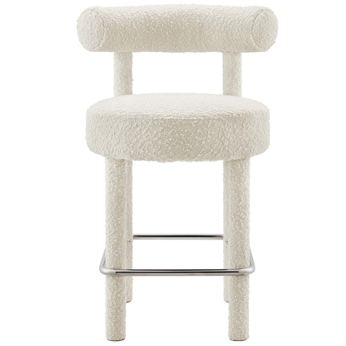 Toulouse Boucle Fabric Counter Stool Set of 2