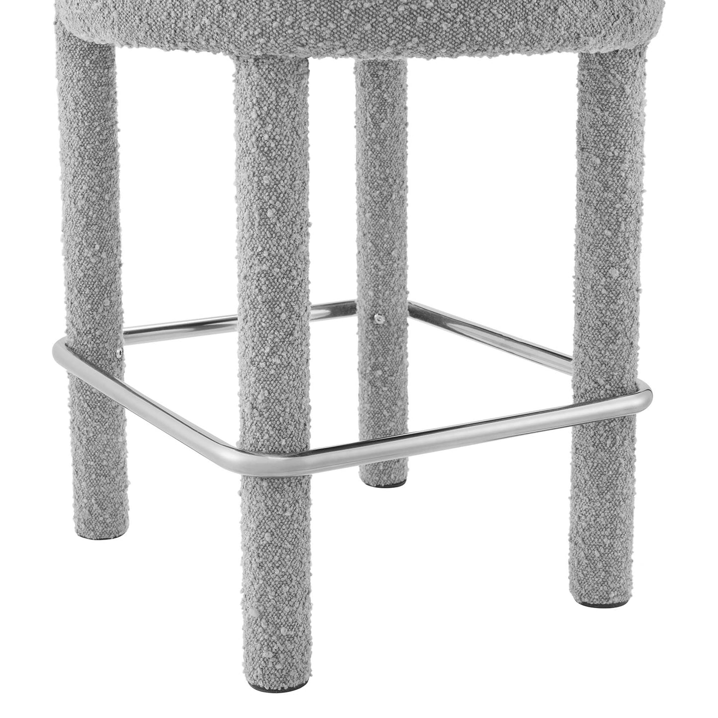 Toulouse Boucle Fabric Counter Stool Set of 2