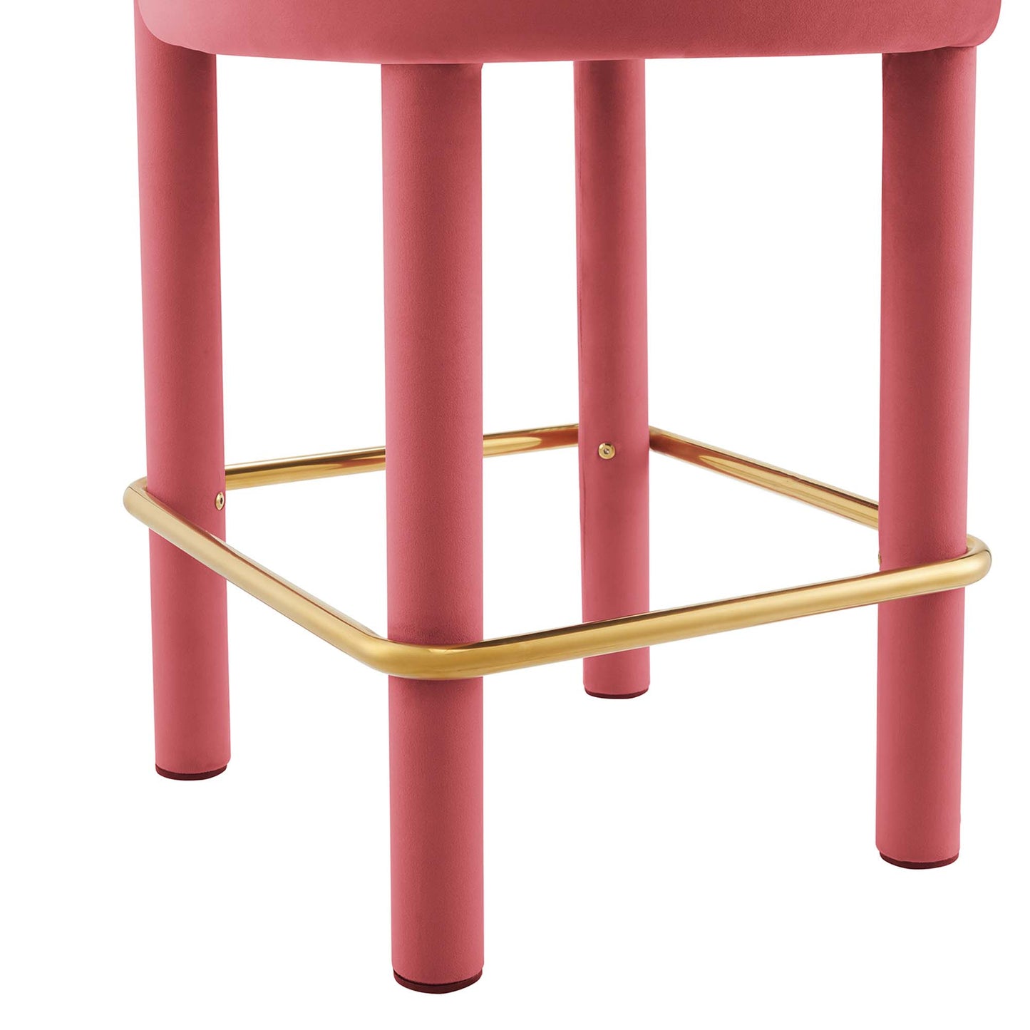 Toulouse Performance Velvet Counter Stool Set of 2